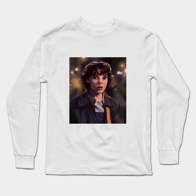 Eleven Long Sleeve T-Shirt by LanxiArts